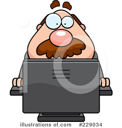 Royalty-Free (RF) Computer Clipart Illustration by Cory Thoman - Stock Sample #229034