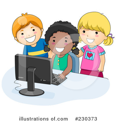 Royalty-Free (RF) Computer Clipart Illustration by BNP Design Studio - Stock Sample #230373