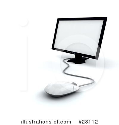 Royalty-Free (RF) Computer Clipart Illustration by KJ Pargeter - Stock Sample #28112