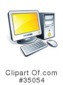 Computer Clipart #35054 by beboy
