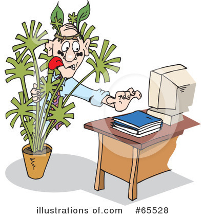 Royalty-Free (RF) Computer Clipart Illustration by Dennis Holmes Designs - Stock Sample #65528