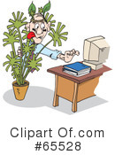 Computer Clipart #65528 by Dennis Holmes Designs