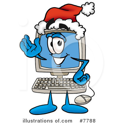 Royalty-Free (RF) Computer Clipart Illustration by Mascot Junction - Stock Sample #7788