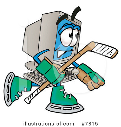 Royalty-Free (RF) Computer Clipart Illustration by Mascot Junction - Stock Sample #7815