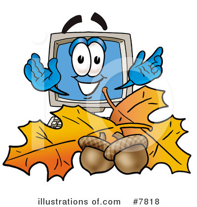 Royalty-Free (RF) Computer Clipart Illustration by Mascot Junction - Stock Sample #7818