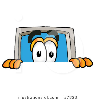 Royalty-Free (RF) Computer Clipart Illustration by Mascot Junction - Stock Sample #7823