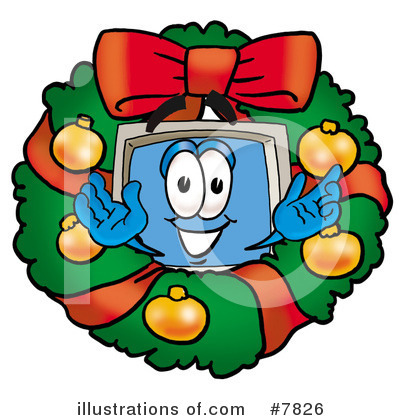 Royalty-Free (RF) Computer Clipart Illustration by Mascot Junction - Stock Sample #7826