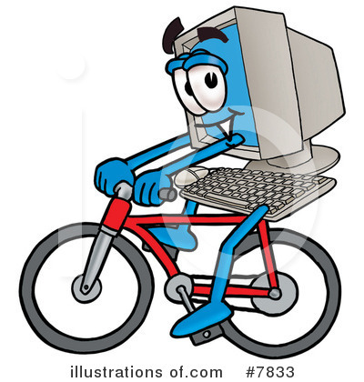 Royalty-Free (RF) Computer Clipart Illustration by Mascot Junction - Stock Sample #7833