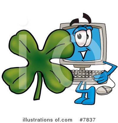 Royalty-Free (RF) Computer Clipart Illustration by Mascot Junction - Stock Sample #7837