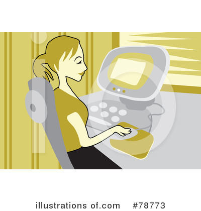Royalty-Free (RF) Computer Clipart Illustration by Prawny - Stock Sample #78773