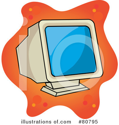Royalty-Free (RF) Computer Clipart Illustration by Pams Clipart - Stock Sample #80795