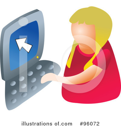 Royalty-Free (RF) Computer Clipart Illustration by Prawny - Stock Sample #96072
