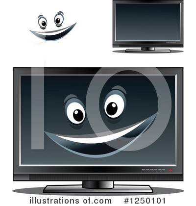 Computer Monitor Clipart #1250101 by Vector Tradition SM