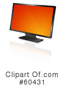 Computer Monitor Clipart #60431 by Oligo