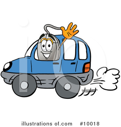 Royalty-Free (RF) Computer Mouse Clipart Illustration by Mascot Junction - Stock Sample #10018