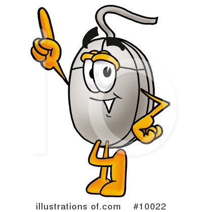 Royalty-Free (RF) Computer Mouse Clipart Illustration by Mascot Junction - Stock Sample #10022