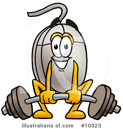 Royalty-Free (RF) Computer Mouse Clipart Illustration by Mascot Junction - Stock Sample #10023