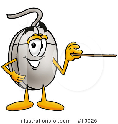 Royalty-Free (RF) Computer Mouse Clipart Illustration by Mascot Junction - Stock Sample #10026