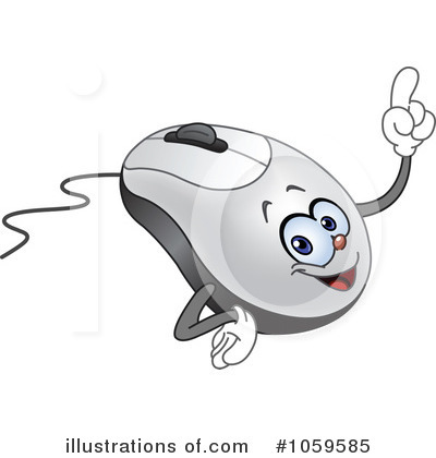 Royalty-Free (RF) Computer Mouse Clipart Illustration by yayayoyo - Stock Sample #1059585