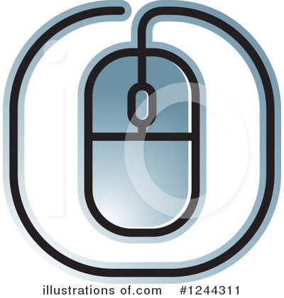 Computer Mouse Clipart #1244311 by Lal Perera