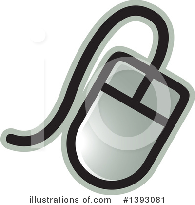 Computer Mouse Clipart #1393081 by Lal Perera