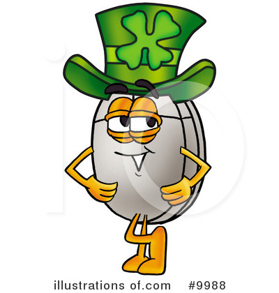 Royalty-Free (RF) Computer Mouse Clipart Illustration by Mascot Junction - Stock Sample #9988