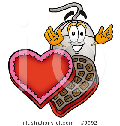 Royalty-Free (RF) Computer Mouse Clipart Illustration by Mascot Junction - Stock Sample #9992