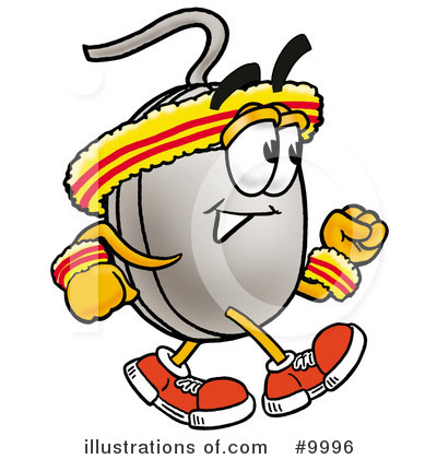 Royalty-Free (RF) Computer Mouse Clipart Illustration by Mascot Junction - Stock Sample #9996