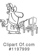 Computer Repair Clipart #1197999 by toonaday