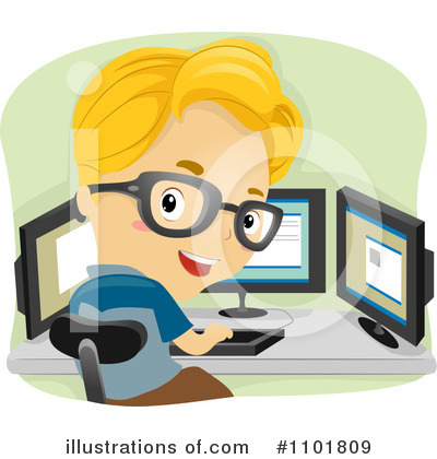 Royalty-Free (RF) Computers Clipart Illustration by BNP Design Studio - Stock Sample #1101809