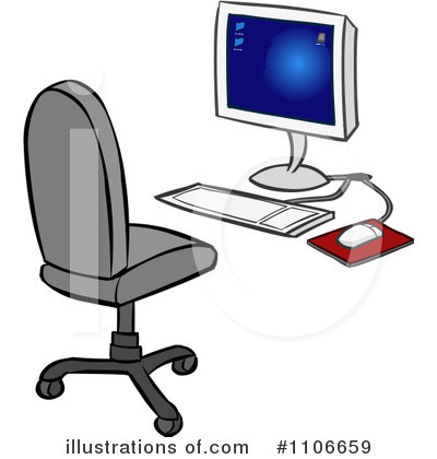 Royalty-Free (RF) Computers Clipart Illustration by Cartoon Solutions - Stock Sample #1106659