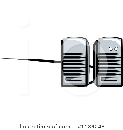 Royalty-Free (RF) Computers Clipart Illustration by Lal Perera - Stock Sample #1186248