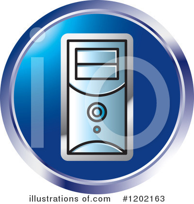Royalty-Free (RF) Computers Clipart Illustration by Lal Perera - Stock Sample #1202163