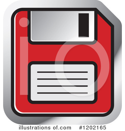 Floppy Disc Clipart #1202165 by Lal Perera