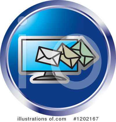 Email Clipart #1202167 by Lal Perera