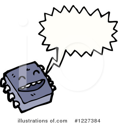Computer Chip Clipart #1227384 by lineartestpilot