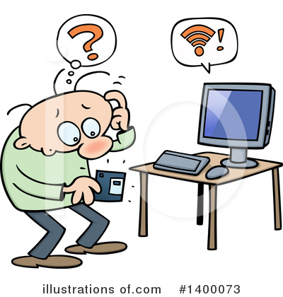 Desktop Computer Clipart #1400073 by gnurf