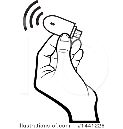 Royalty-Free (RF) Computers Clipart Illustration by Lal Perera - Stock Sample #1441228