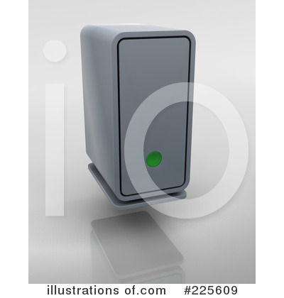 Royalty-Free (RF) Computers Clipart Illustration by KJ Pargeter - Stock Sample #225609