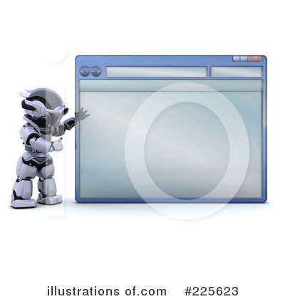 Royalty-Free (RF) Computers Clipart Illustration by KJ Pargeter - Stock Sample #225623