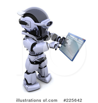 Royalty-Free (RF) Computers Clipart Illustration by KJ Pargeter - Stock Sample #225642