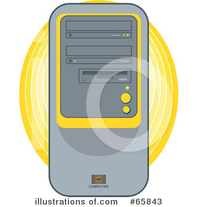 Royalty-Free (RF) Computers Clipart Illustration by Prawny - Stock Sample #65843