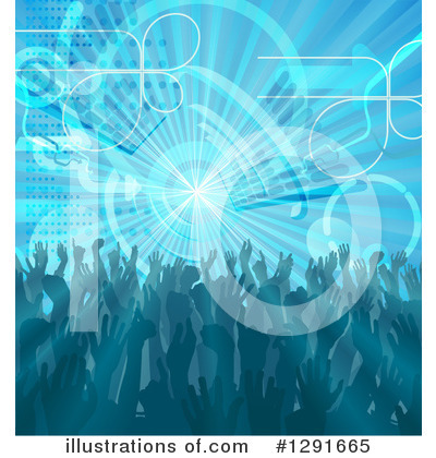 Crowd Clipart #1291665 by AtStockIllustration