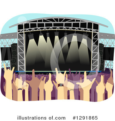 Royalty-Free (RF) Concert Clipart Illustration by BNP Design Studio - Stock Sample #1291865