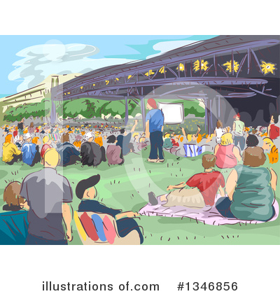 Royalty-Free (RF) Concert Clipart Illustration by BNP Design Studio - Stock Sample #1346856