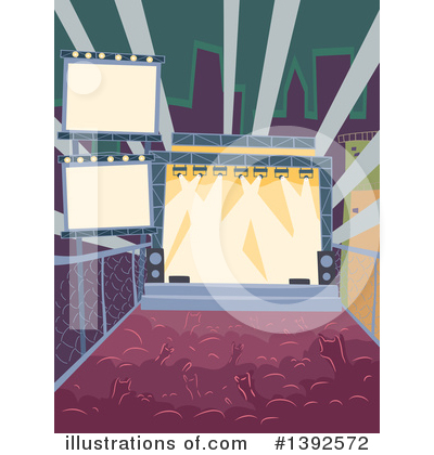 Royalty-Free (RF) Concert Clipart Illustration by BNP Design Studio - Stock Sample #1392572