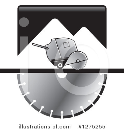 Concrete Cutter Clipart #1275255 by Lal Perera