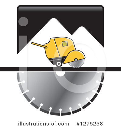 Concrete Cutter Clipart #1275258 by Lal Perera