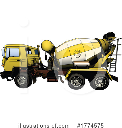 Royalty-Free (RF) Concrete Mixer Clipart Illustration by dero - Stock Sample #1774575