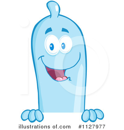 Royalty-Free (RF) Condom Clipart Illustration by Hit Toon - Stock Sample #1127977